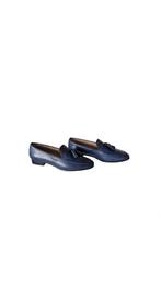 Blauwe leren instappers voor dames van het merk Ragazza maat, Schoenen met lage hakken, Blauw, Nieuw, Ophalen of Verzenden