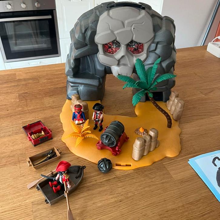 Playmobil Pirates 4443 - Schateiland voor piraten, Kinderen en Baby's, Speelgoed | Playmobil, Complete set, Ophalen of Verzenden