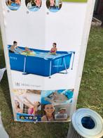 Intex opbouwzwembad met filterpomp, Tuin en Terras, Gebruikt, 200 tot 300 cm, 80 tot 120 cm, Ophalen of Verzenden