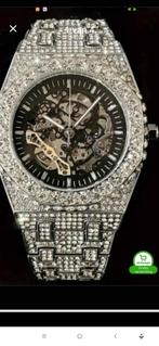 Prachtig automatisch iced out hip hop horloge doorzichtig, Ophalen of Verzenden, Zo goed als nieuw