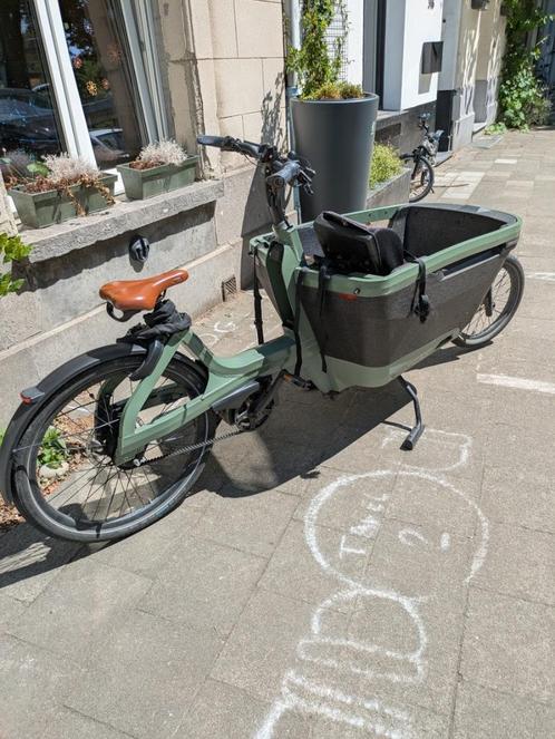 Lovens Explorer 50 Moss Green – Elektrische bakfiets 500Wh, Fietsen en Brommers, Fietsen | Bakfietsen, Gebruikt, Overige merken