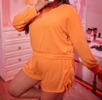 Splinternieuwe zomer pyjama Maat 4XL/52 Kleur: oranje, Taille 46/48 (XL) ou plus grande, Enlèvement ou Envoi, Neuf