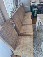 WOONKAMER STOELEN, Huis en Inrichting, Ophalen, Gebruikt, Riet of Rotan, Vijf, Zes of meer stoelen