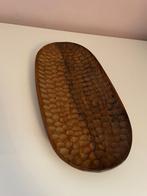 Houten schotel handgemaakt, Ophalen of Verzenden