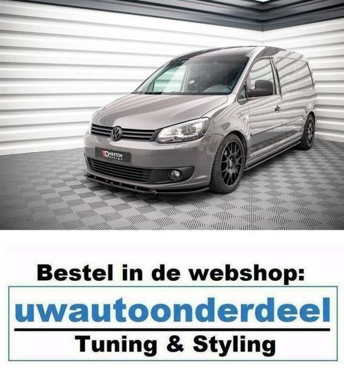 Maxton spoiler Lip Splitter Voor Volkswagen Caddy Facelift M, Auto diversen, Tuning en Styling, Verzenden