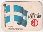 BIERKAART  BELLE-VUE   CALAIS   XVIII, Collections, Marques de bière, Autres marques, Sous-bock, Envoi, Neuf