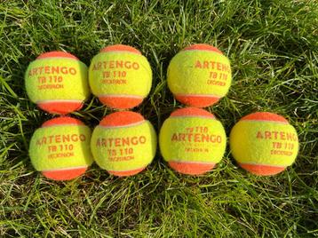 Tennisballen TB110 7 stuks oranje beschikbaar voor biedingen