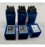 3 sets Metaal Slagpen slagpennen 0-9 in 1.0 1.5 2.0 mm Nieuw, Hobby en Vrije tijd, Ophalen of Verzenden, Nieuw