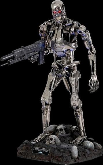 Terminator 2 endoskeleton statue 1/2 sideshow  beschikbaar voor biedingen