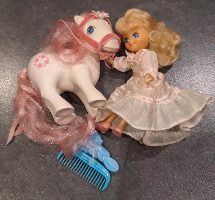 My little pony G1 Sundance en Megan - vintage, Collections, Jouets miniatures, Comme neuf, Enlèvement