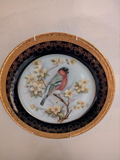 Sierbord beschilderd Limoges goudvink schilderij verguld, Antiek en Kunst, Antiek | Wandborden en Tegels, Ophalen of Verzenden