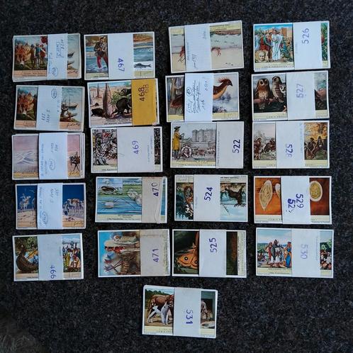 Liebig verzamelchromo's: 20 setjes van 6 (1938-->1961), Boeken, Prentenboeken en Plaatjesalbums, Ophalen of Verzenden