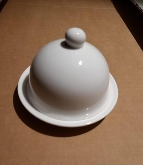 Botervlootje in wit porselein, Huis en Inrichting, Keuken | Servies, Nieuw, Porselein, Ophalen of Verzenden