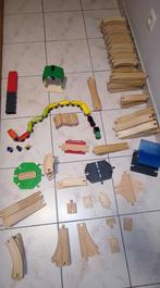 Speelgoed Trein Set +150 stuks, Gebruikt, Ophalen, Duw- of Trekspeelgoed