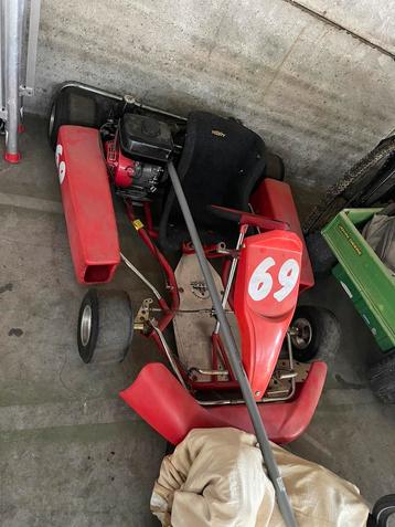 Rollend kart chassis zonder motor, Sport en Fitness, Karting, Ophalen, Gebruikt, Kart