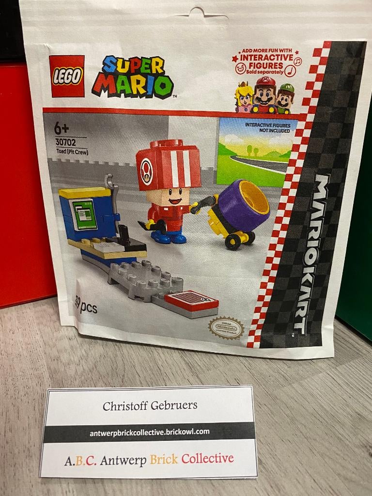 Lego Super Mario - 30709 - Toad Pit Crew, Neuf, Overige thema's, Lego, Ensemble complet