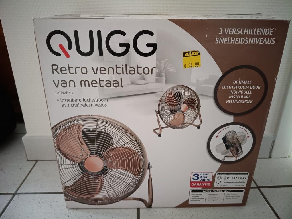 Ventilateur, Enlèvement