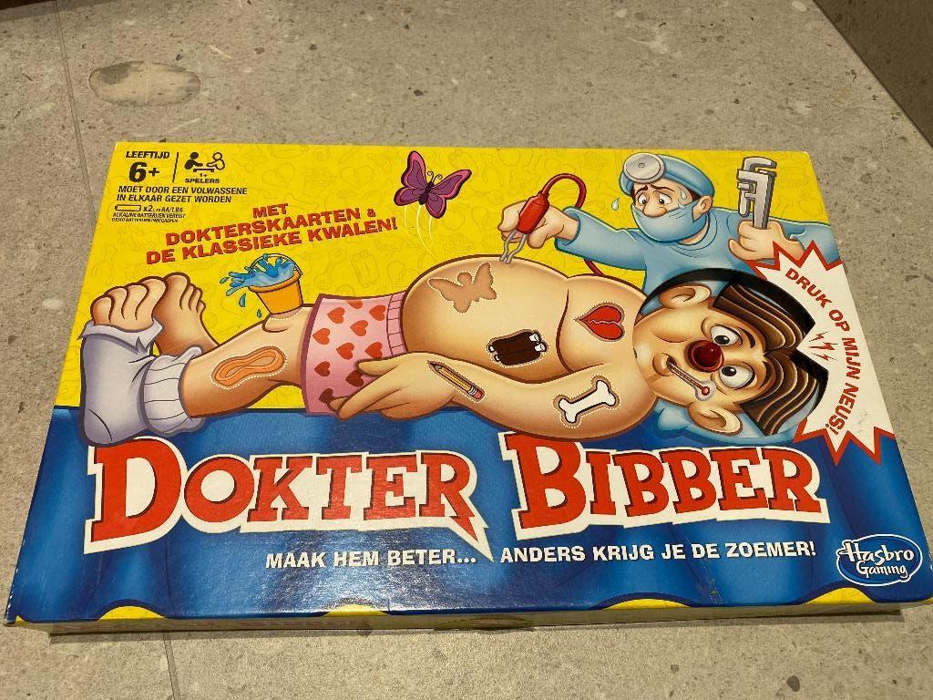 Dr. Bibber, Een of twee spelers, Ophalen, Zo goed als nieuw, Hasbro