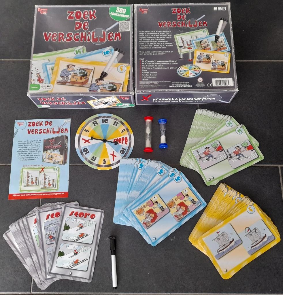 Trouvez les différences, Hobby & Loisirs créatifs, Jeux de société | Jeux de plateau, Enlèvement ou Envoi