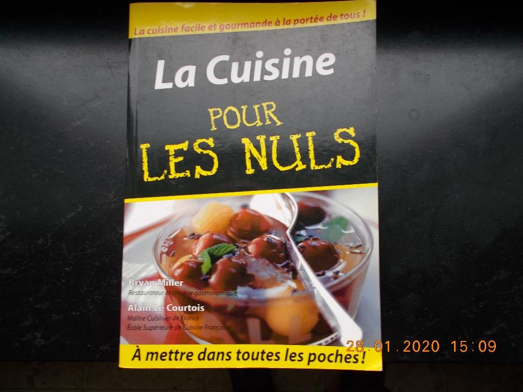 Livre "La cuisine pour les nuls"., Livres, Bryan Miller., France, Comme neuf, Enlèvement