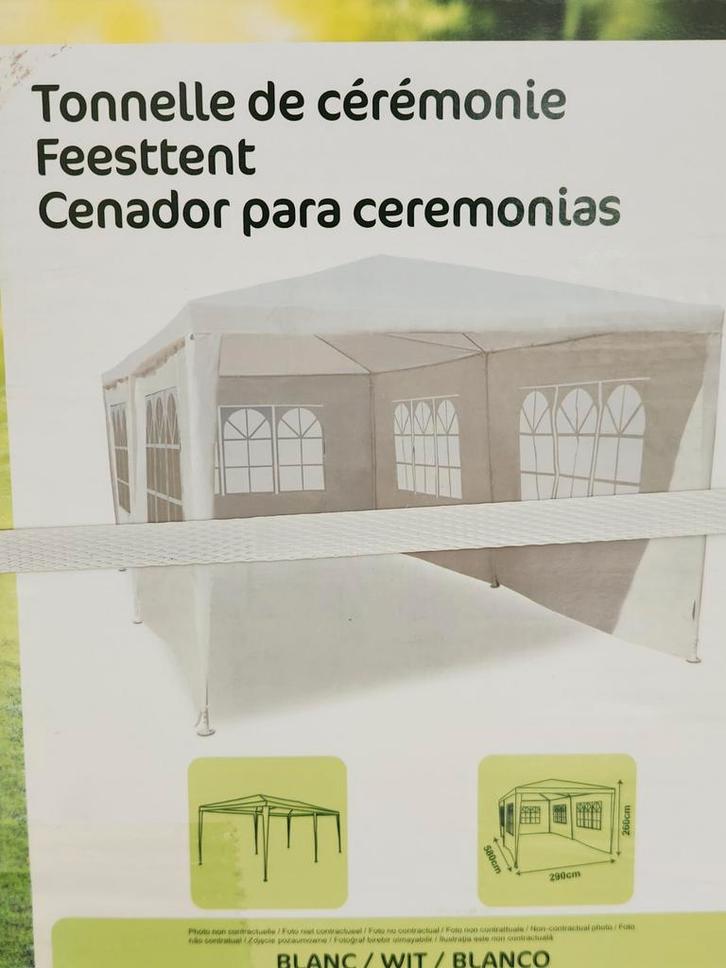 Grote XXL Party tent Nieuw in doos 6 x 3 m, Tuin en Terras, Partytenten, Nieuw, Partytent, Ophalen