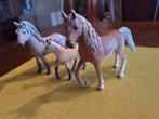 Schleich - 3 chevaux - jouet - animal, Enlèvement ou Envoi, Comme neuf