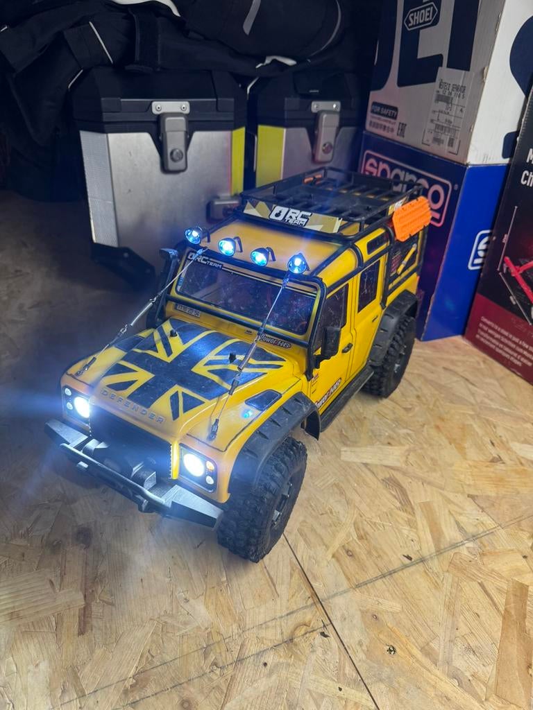 Traxxas TRX4 Crawler Defender 110, Gebruikt, Auto offroad, Schaal 1:10, RTR (Ready to Run)