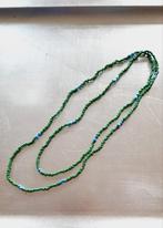 Mooie groene en blauwe parelketting