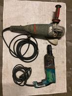 Metabo haakse slijper + Makita combihamer, Doe-het-zelf en Bouw, Ophalen, Gebruikt