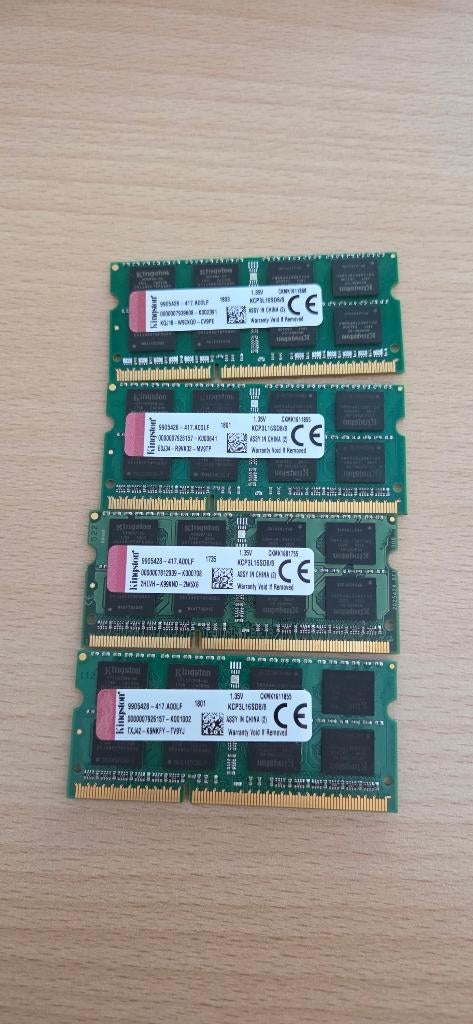 PC3 8gb SODIMM pc portable, Informatique & Logiciels, Mémoire RAM, 8 GB, DDR3, Comme neuf, Enlèvement