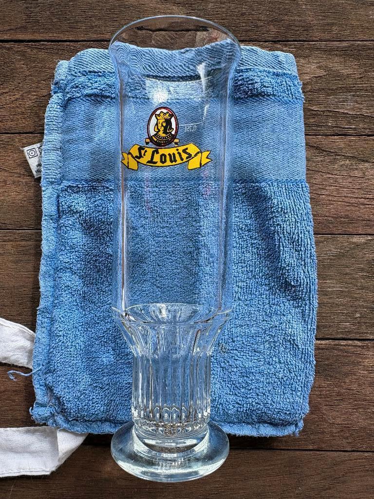 St-Louis, Verzamelen, Biermerken, Gebruikt, Glas of Glazen, Overige merken, Ophalen of Verzenden