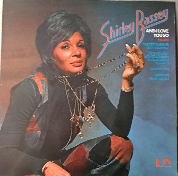 LP Shirley Bassey – And I Love You So, Cd's en Dvd's, Vinyl | Jazz en Blues, Zo goed als nieuw, Jazz en Blues, 1980 tot heden