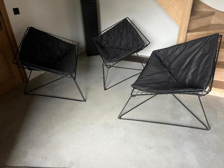 4 kussens voor de oti chair - niels gammelgaard, Huis en Inrichting, Woonaccessoires | Kussens, Zwart, Ophalen