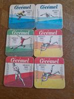 6 viltjes cécémel Mexico 1968, Verzamelen, Ophalen of Verzenden, Viltje(s)