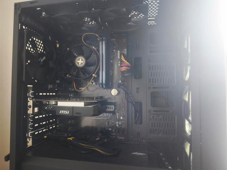 Gaming PC i5-9400F | GTX 1650 | 16GB RAM | SSD + HDD+monitor, Computers en Software, Desktop Pc's, Zo goed als nieuw, 3 tot 4 Ghz