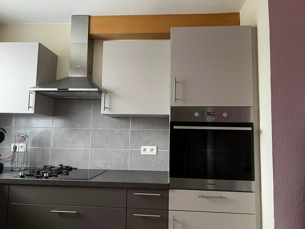 Küche, Huis en Inrichting, Ophalen, Gebruikt, Bruin, Met kookeiland