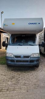 mobilhome Chausson Fiat Ducato 28JTD met grote garage, Alkoof, Ringverwarming, Fiat, Chausson
