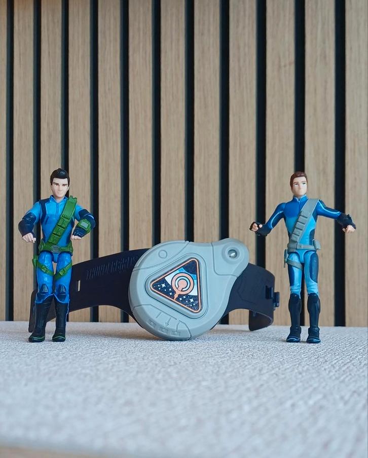 Thunderbirds Are Go communicator + Scott & Virgil Tracy, Verzamelen, Speelgoed, Nieuw, Ophalen of Verzenden
