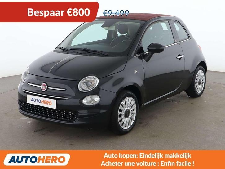 Fiat 500C 1.2 Lounge (bj 2019), Auto's, Fiat, Te koop, 500C, ABS, Airbags, Airconditioning, Android Auto, Apple Carplay, Bluetooth