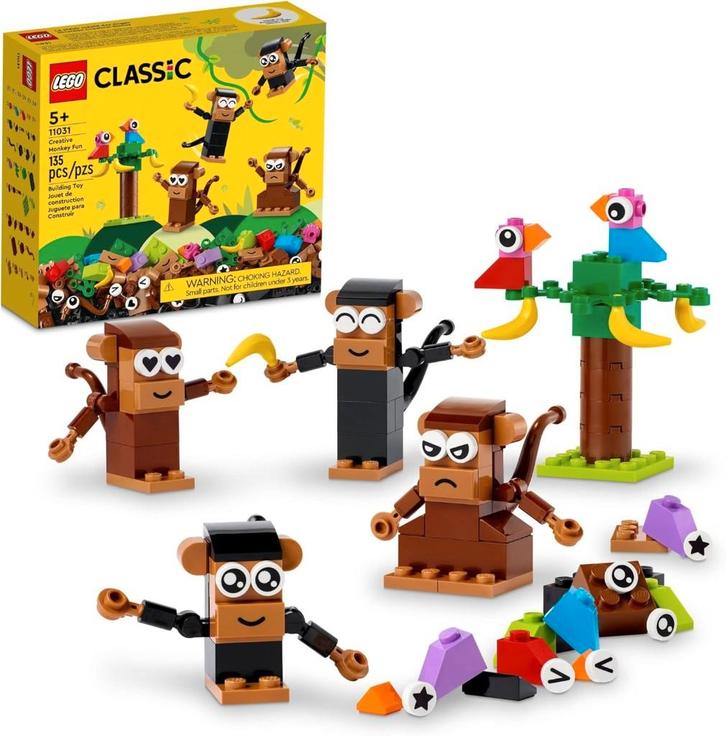 Neuf - Lego Classic - L’amusement créatif avec des singes, Kinderen en Baby's, Speelgoed | Duplo en Lego, Nieuw, Lego, Complete set