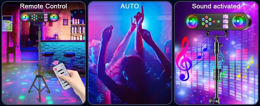 Nouveau jeu d'éclairage complet de première classe 90 W 1, Musique & Instruments, Lumières & Lasers, Neuf, Lumières, Commande sonore