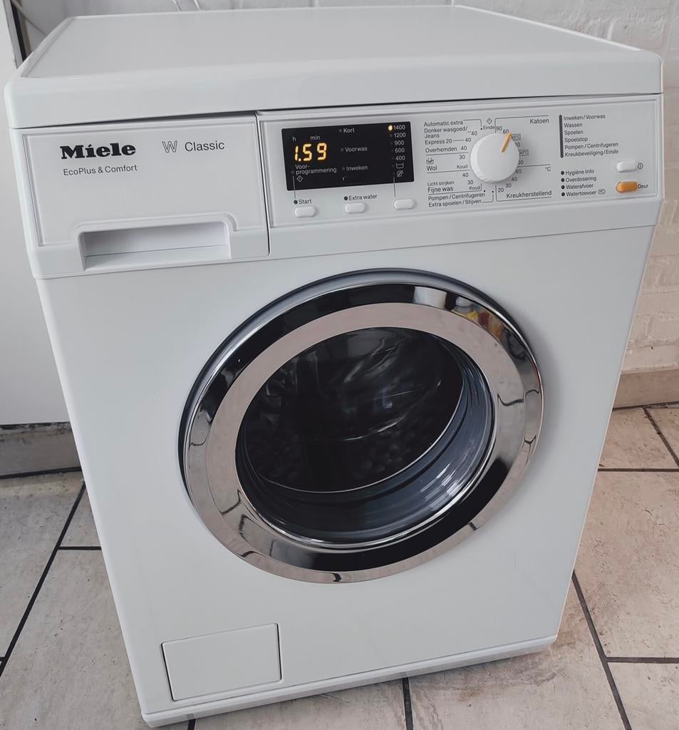 Miele W Classic 7KG-1400 toeren A+++ energiezuinig topstaat, Elektronische apparatuur, Wasmachines, Ophalen, Minder dan 85 cm