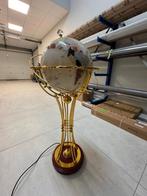 Luxe wereldbol met marmeren inleg en verlichting, Huis en Inrichting, Ophalen, Gebruikt