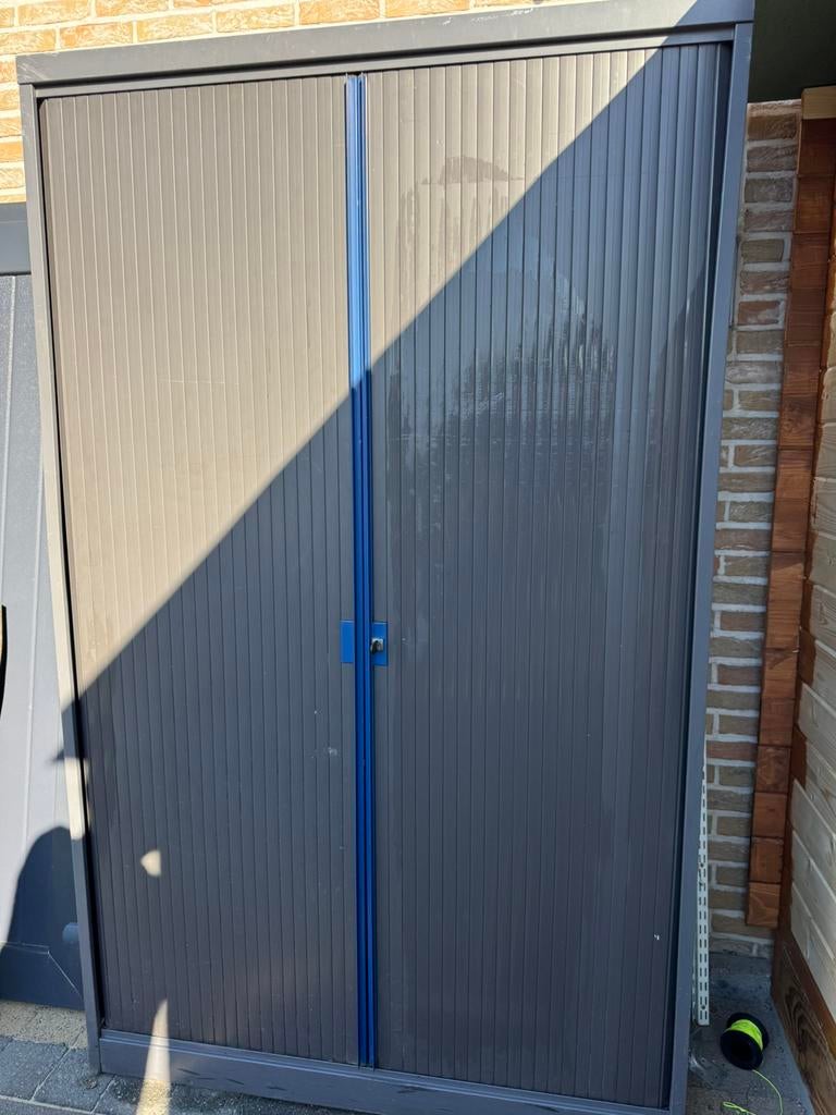 Rolluikkast mewaf, Huis en Inrichting, Kasten | Roldeurkasten en Archiefkasten, Ophalen, Gebruikt, 100 tot 150 cm, Metaal