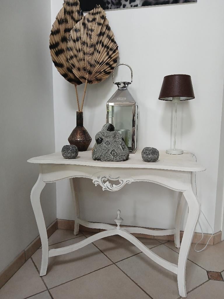 Tafel  Bijzettafel eik, Ophalen, Gebruikt, 50 tot 100 cm, Eikenhout