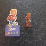 Pins Vintage milka + magneet vintage milkinis, Verzenden, Gebruikt