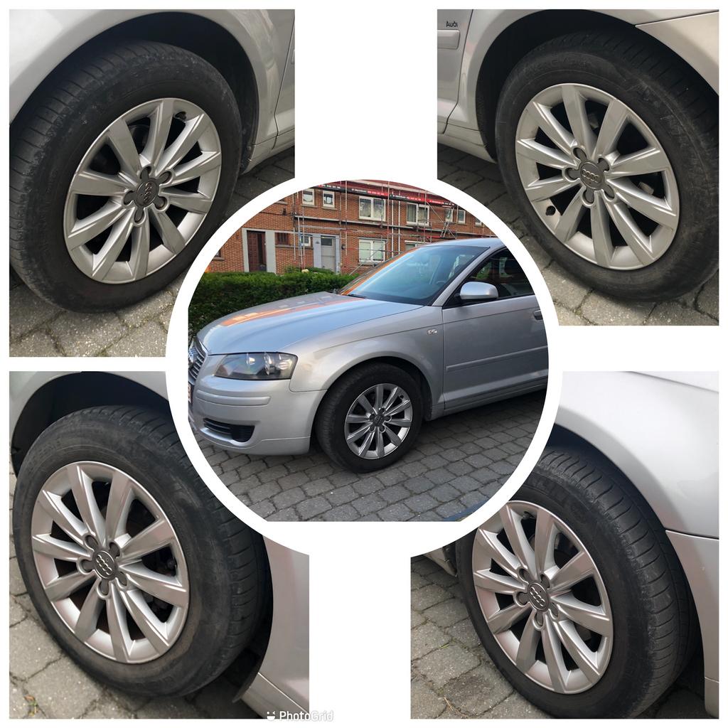 Jantes Alu Audi 16 p. avec pneus 205/55/16, Enlèvement