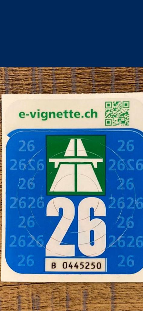 Vignette Suisse 2026, Tickets & Billets, Vignettes automobiles