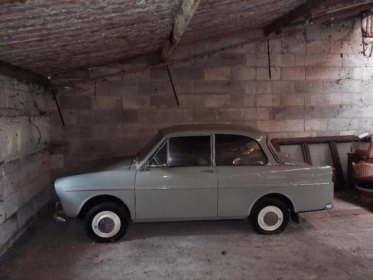 DAF 600 2de type, Auto's, Oldtimers, Particulier, Daf, Benzine, Berline, 2 deurs, Automaat, Zilver of Grijs, Grijs, Achterwielaandrijving