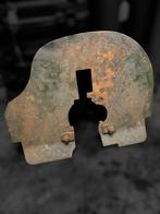 Wo2 oostfront panzerplaat maxim 1910 sokolov lafette, Verzamelen, Verzenden